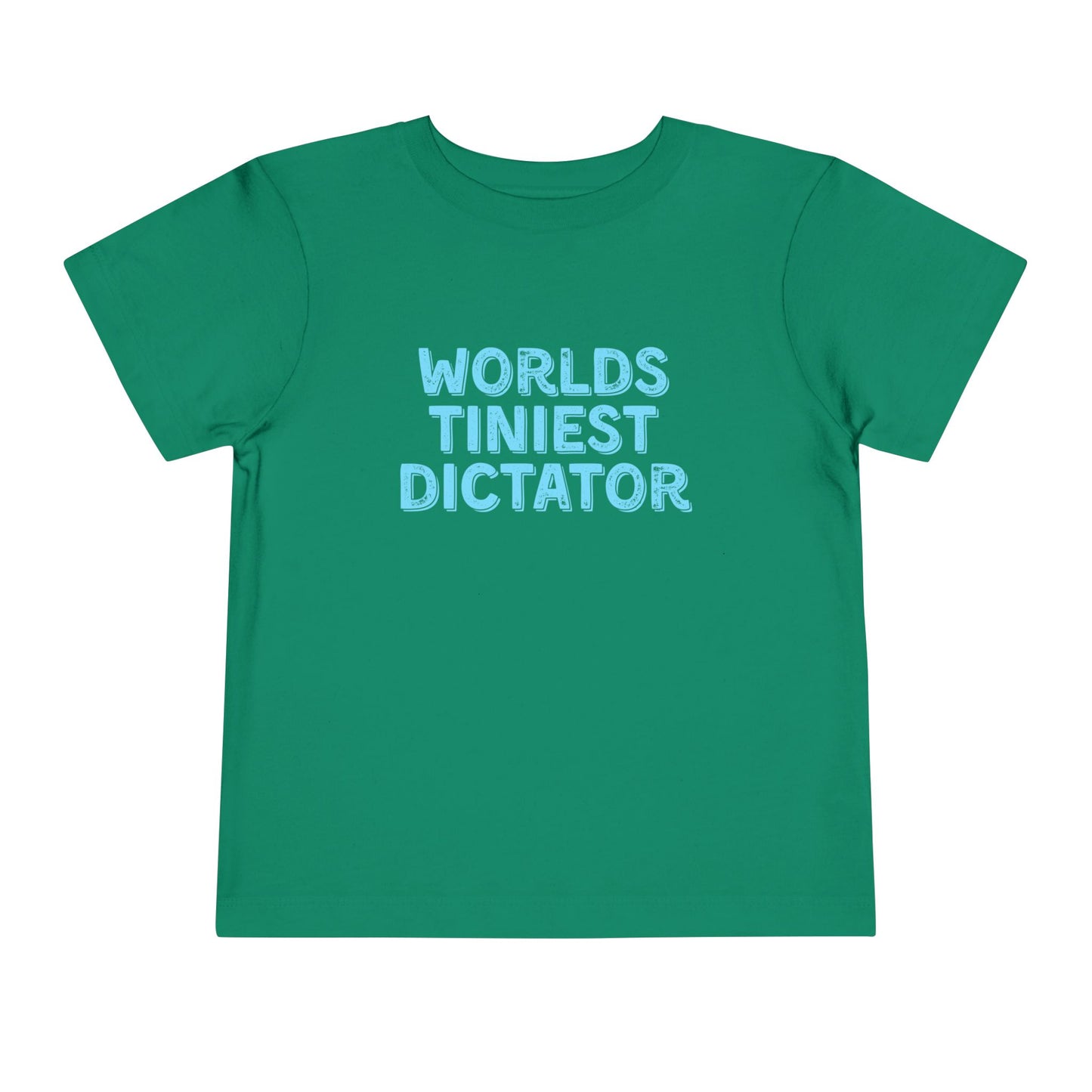 Tiniest Dictator - Unisex Toddler/Kid - Front & Back Print on Light & Dark Tees👕