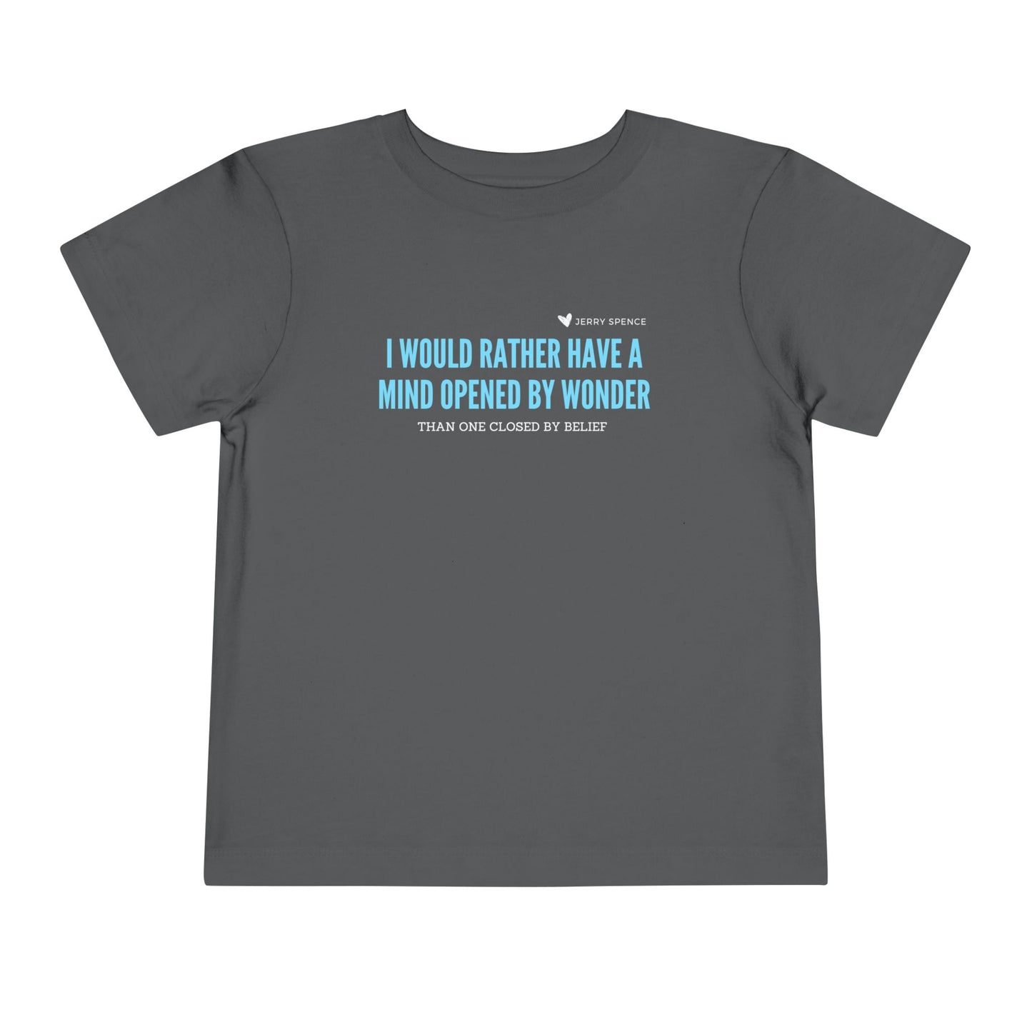 Mind Opened By Wonder - Unisex Toddler/Kid - Front Print on Light & Dark Tees👕