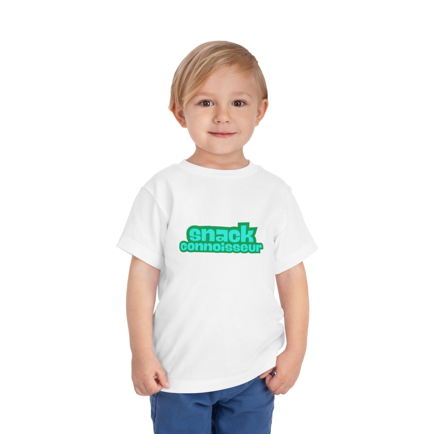 Snack Connoisseur - Unisex Toddler/Kid - Front Print on Light & Dark Tees 👕