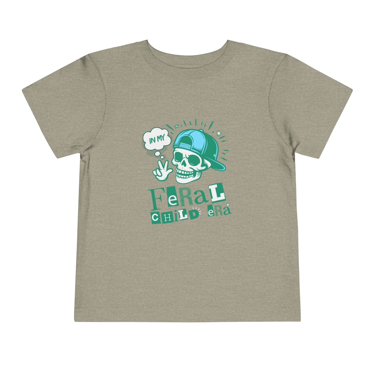 Feral Child - Unisex Toddler/Kid - Front Print on Light & Dark Tees 👕
