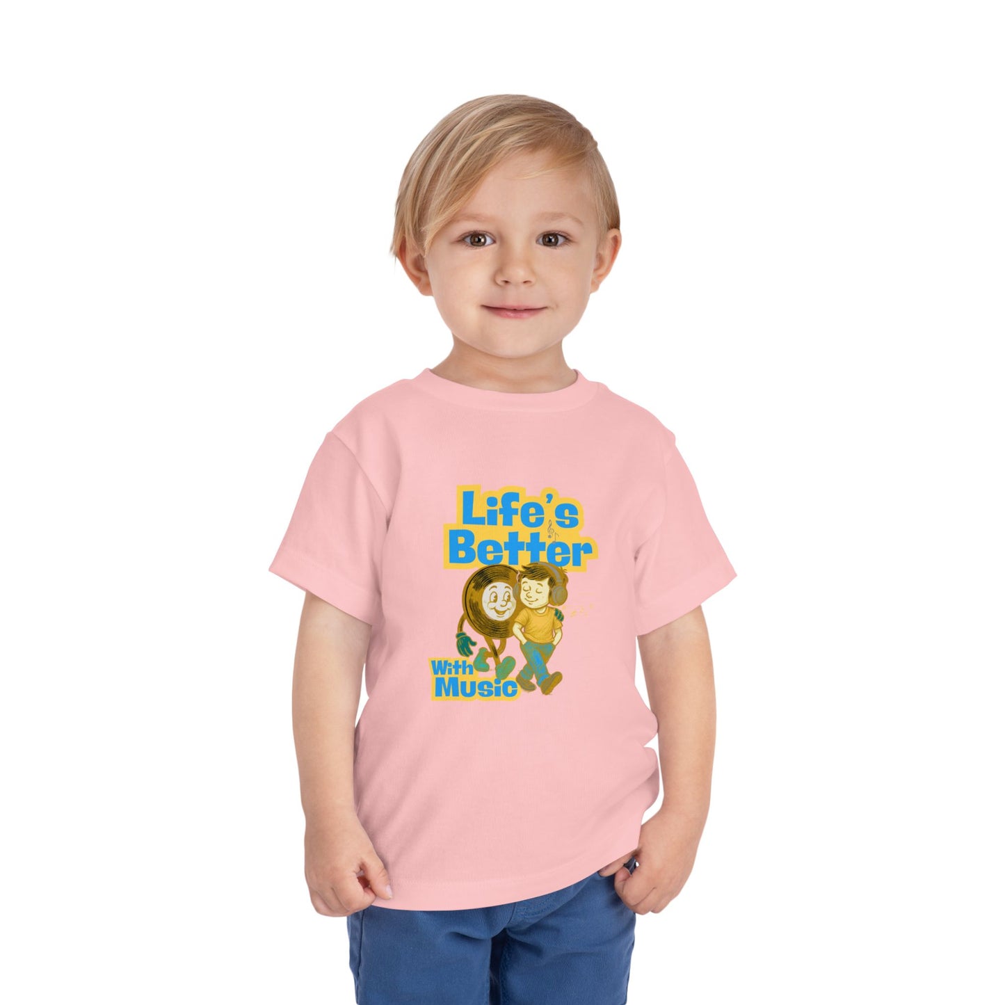 Life's Better - Unisex Toddler/Kid - Front Print on Light & Dark Tees 👕