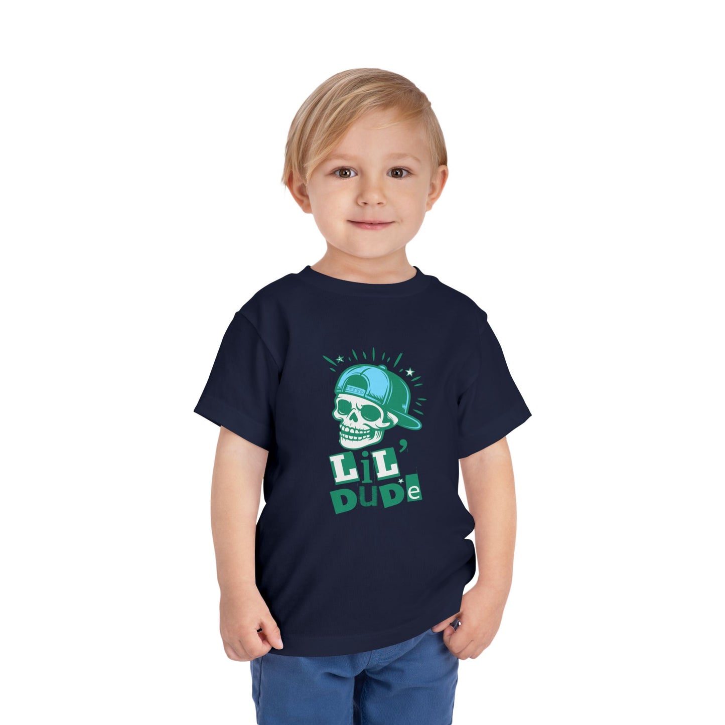 Lil' Dude - Unisex Toddler/Kid - Front Print on Light & Dark Tees 👕