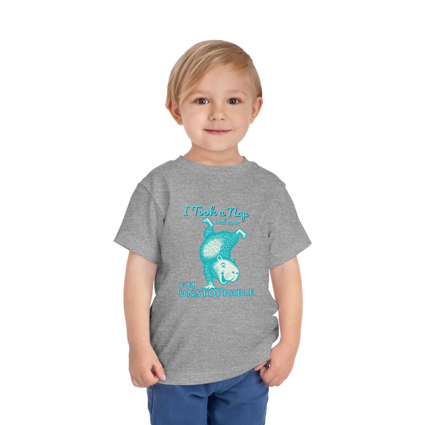 Unstoppable - Unisex Toddler/Kid - Front Print on Light & Dark Tees ๐