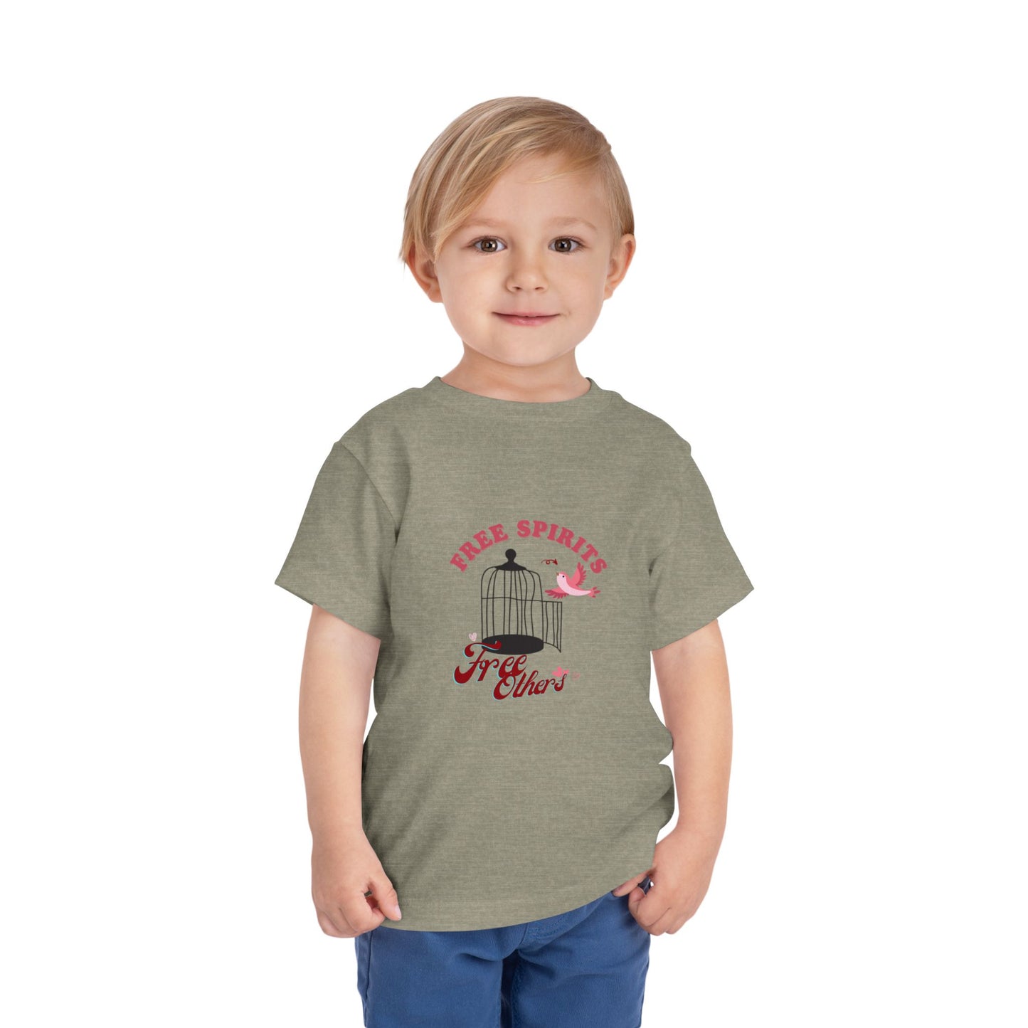 Free Spirits - Toddler Unisex - Front Print on Light & Dark Tees👕