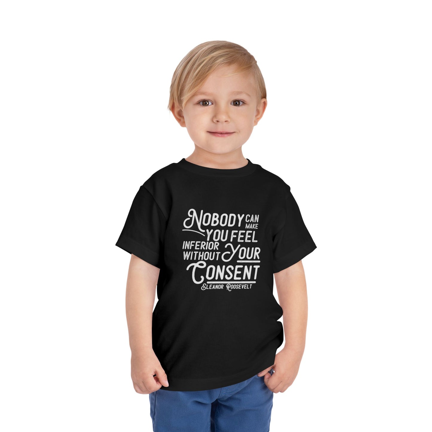 Inferior Without Consent - Toddler Unisex - Front Print on Light & Dark Tees👕