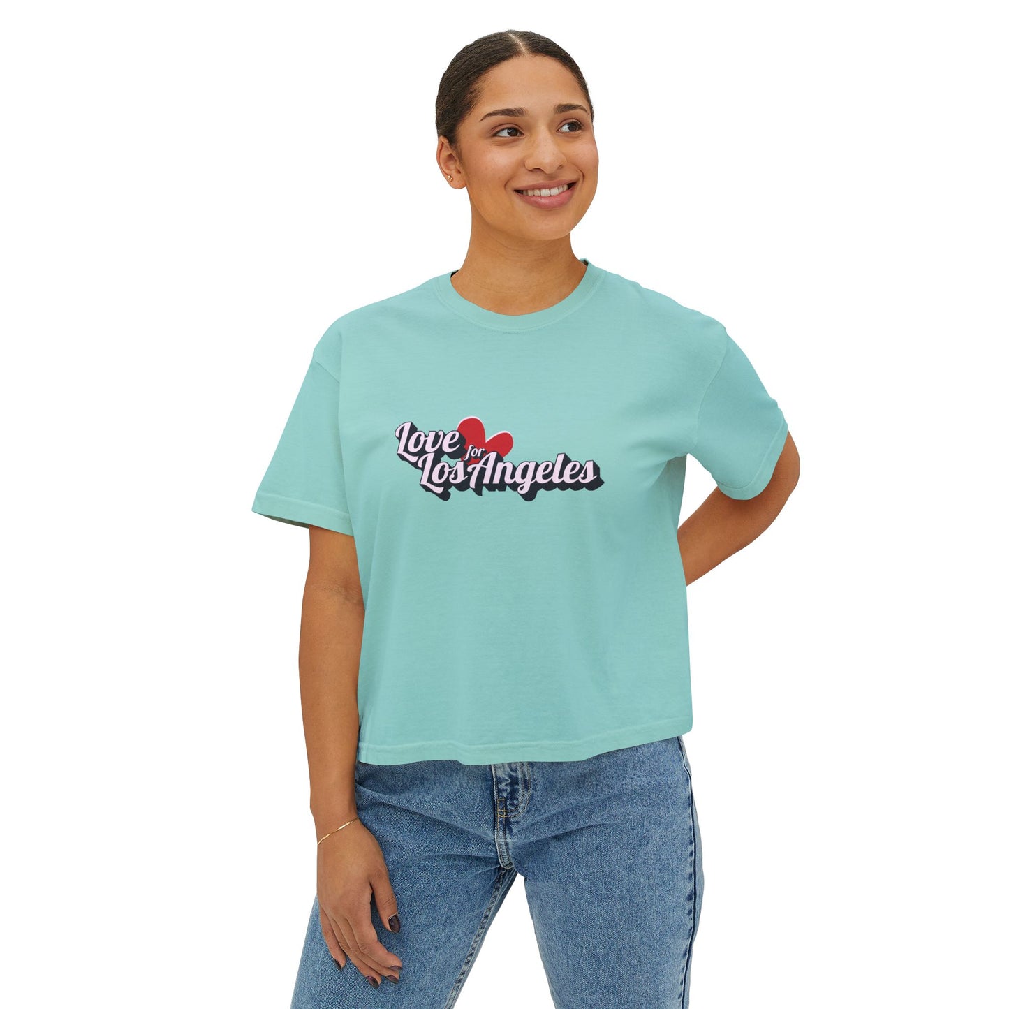 Love for Los Angeles - Woman's Boxy Tee π