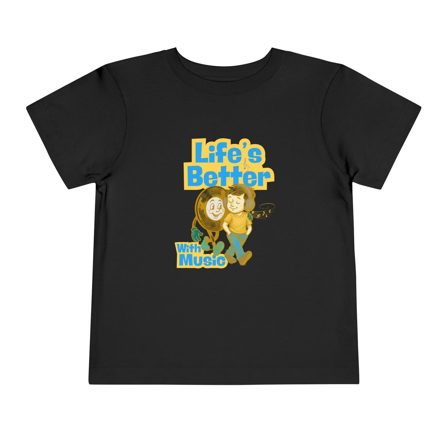 Life's Better - Unisex Toddler/Kid - Front Print on Light & Dark Tees 👕