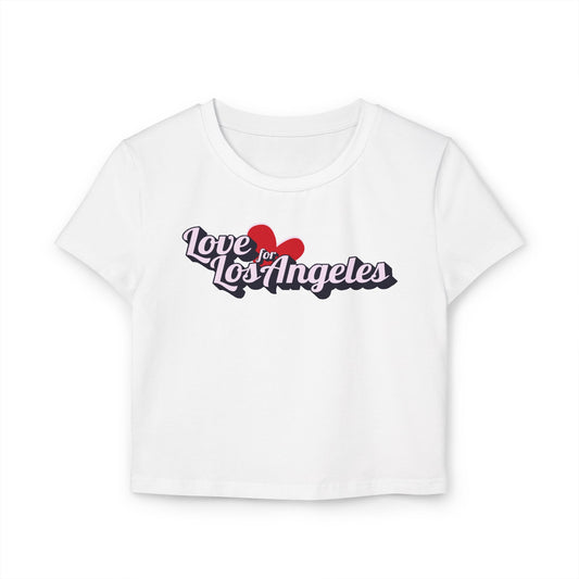 Love for Los Angeles - Women's Baby Tee👕