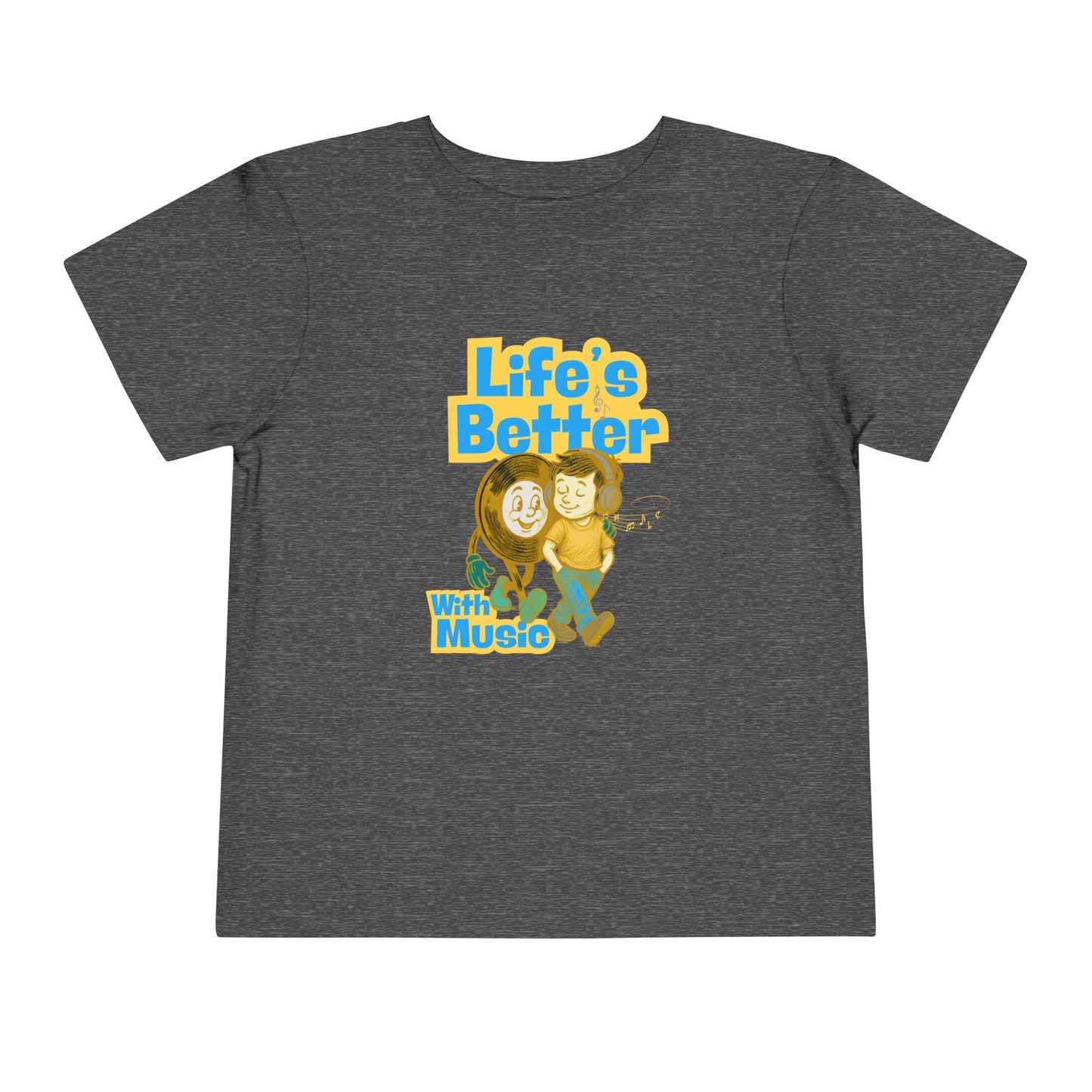 Life's Better - Unisex Toddler/Kid - Front Print on Light & Dark Tees 👕