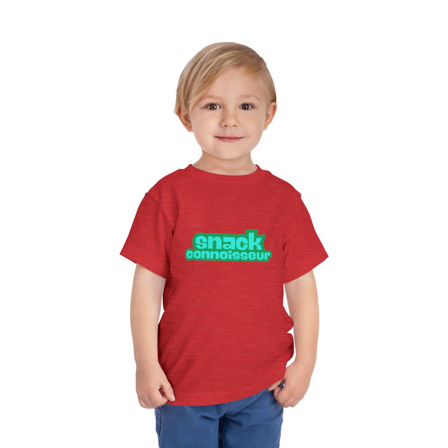 Snack Connoisseur - Unisex Toddler/Kid - Front Print on Light & Dark Tees 👕