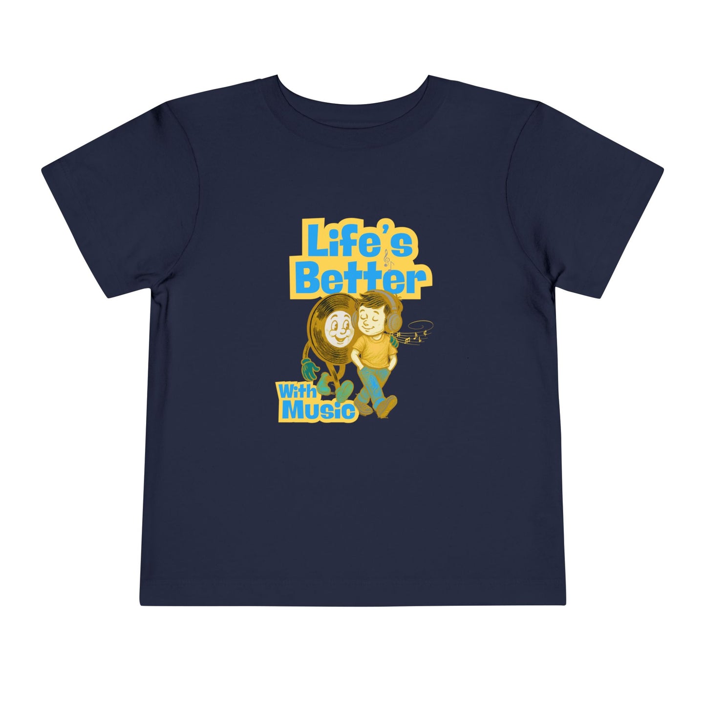 Life's Better - Unisex Toddler/Kid - Front Print on Light & Dark Tees 👕