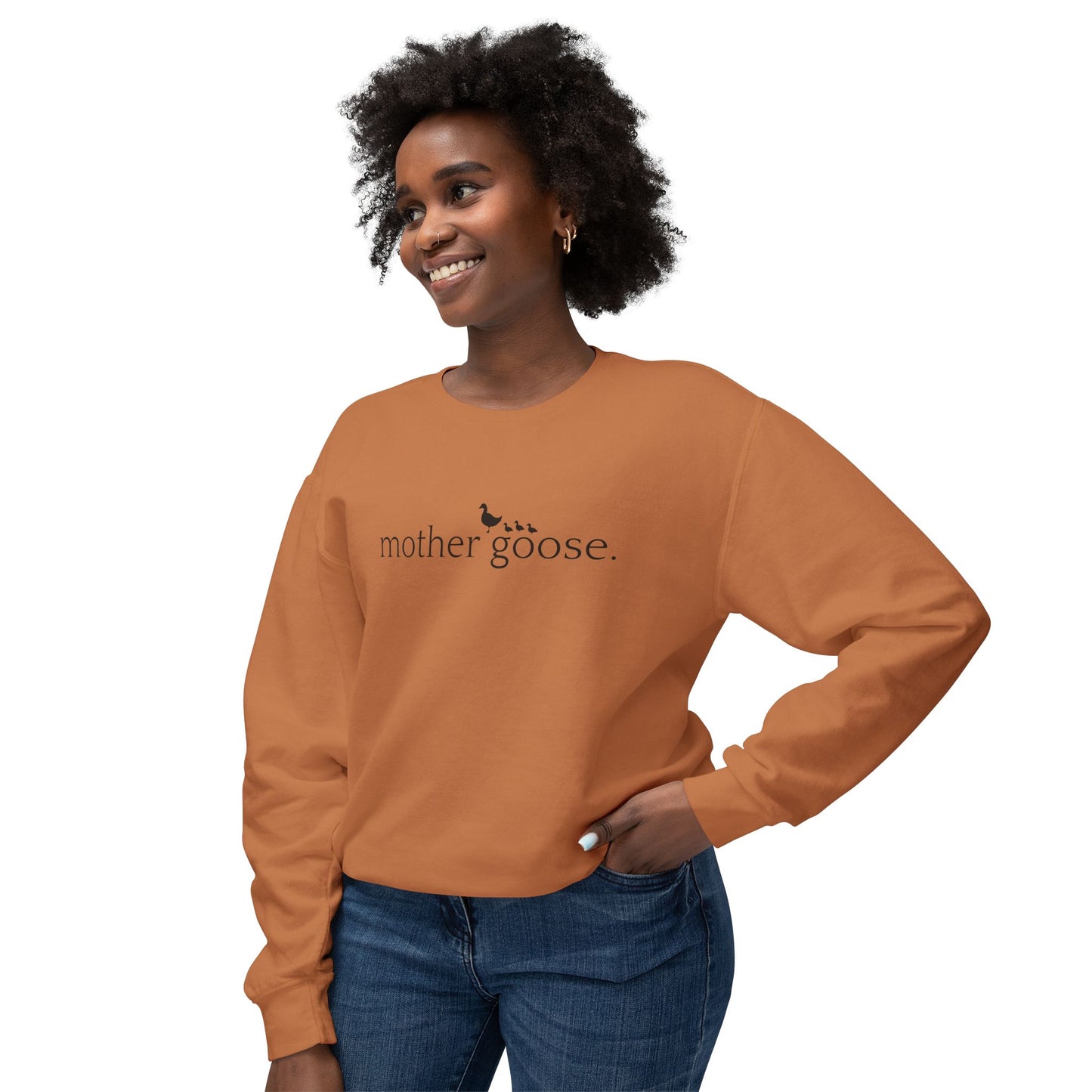 Mother Goose - Unisex - On Dark Lightweight Crewneck Sweatshirt π