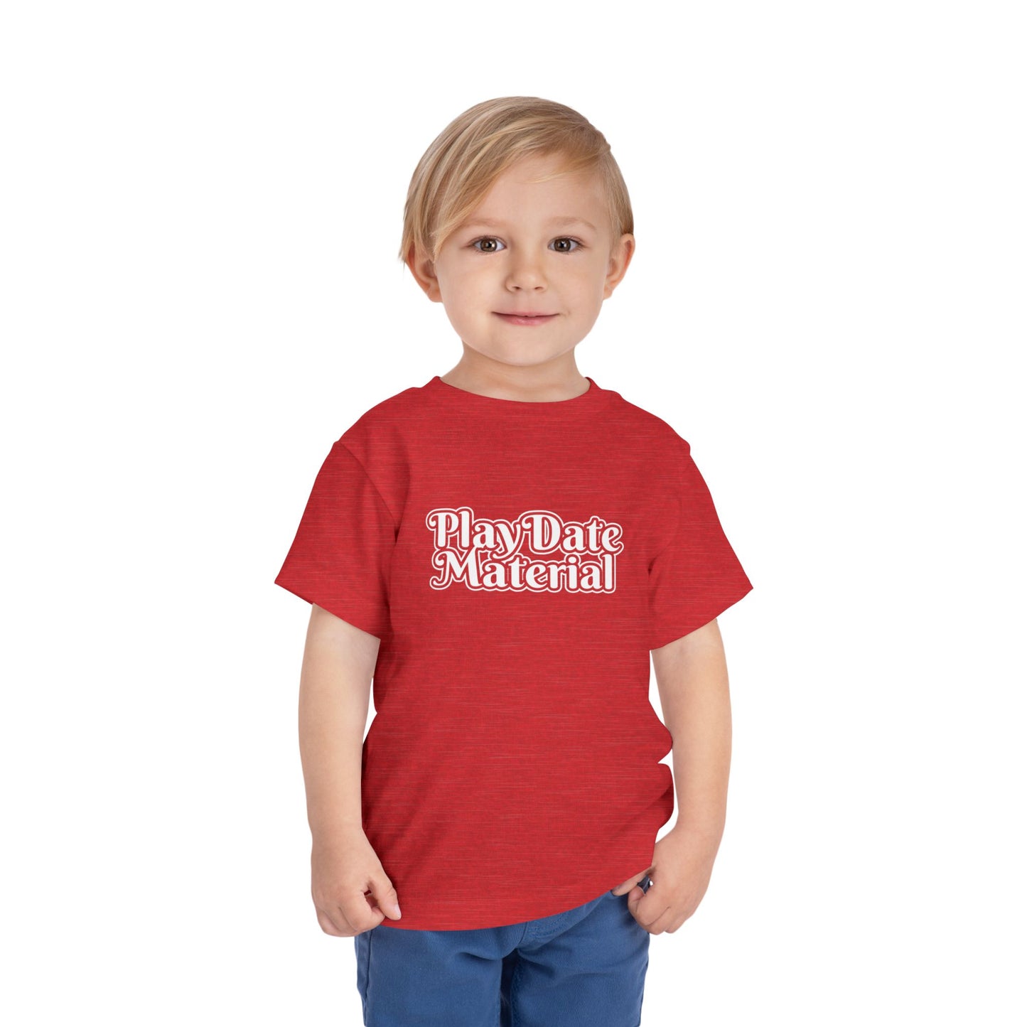 Play Date Material - Toddler/Kid - Front Print on Light & Dark Tees👕