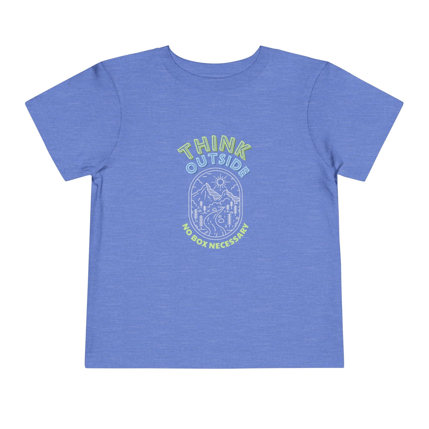 Think Outside - Unisex Toddler/Kids - Front Print on Light & Dark Tees👕