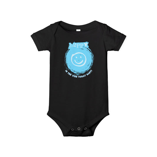 Happy Is The Vibe - Unisex Baby - on Light & Dark Onsies👕