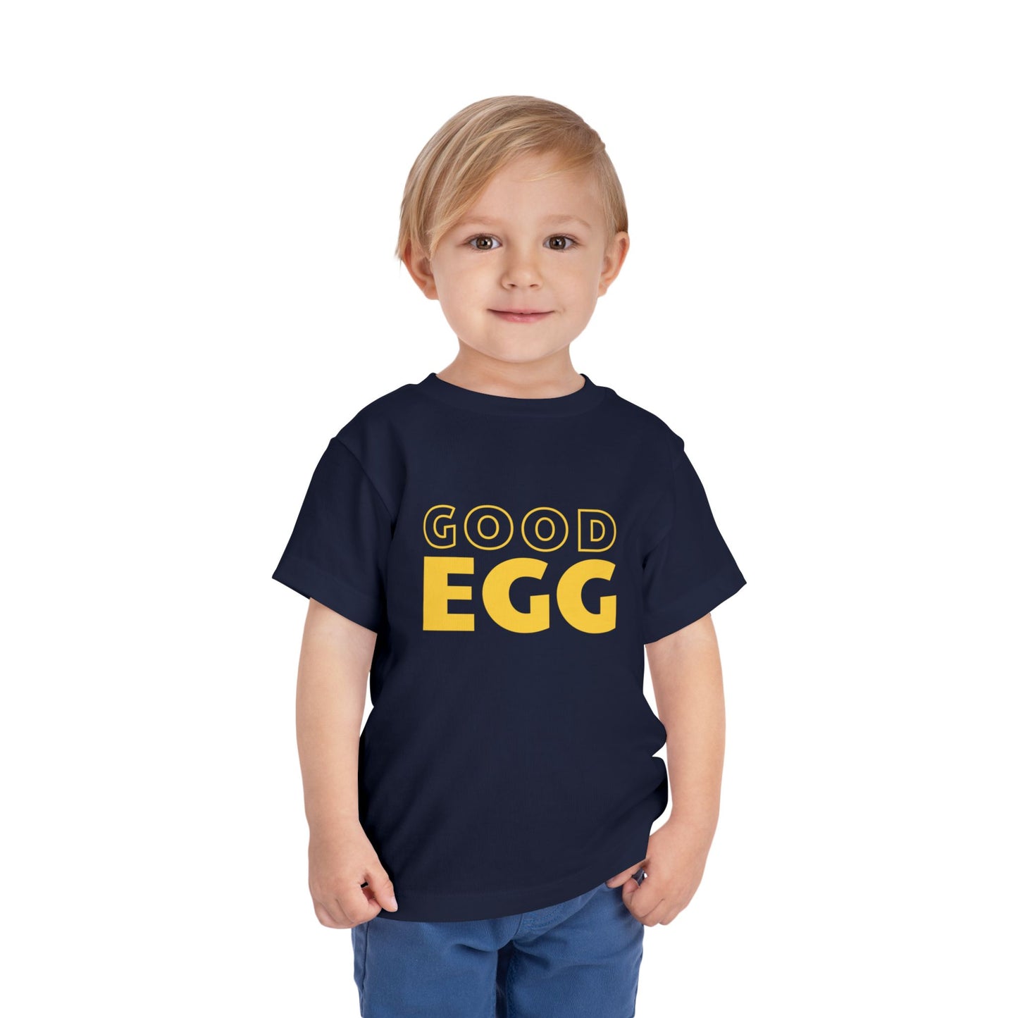Good Egg - Unisex Toddler/Kid - Front Back Print on Light & Dark Tees 👕