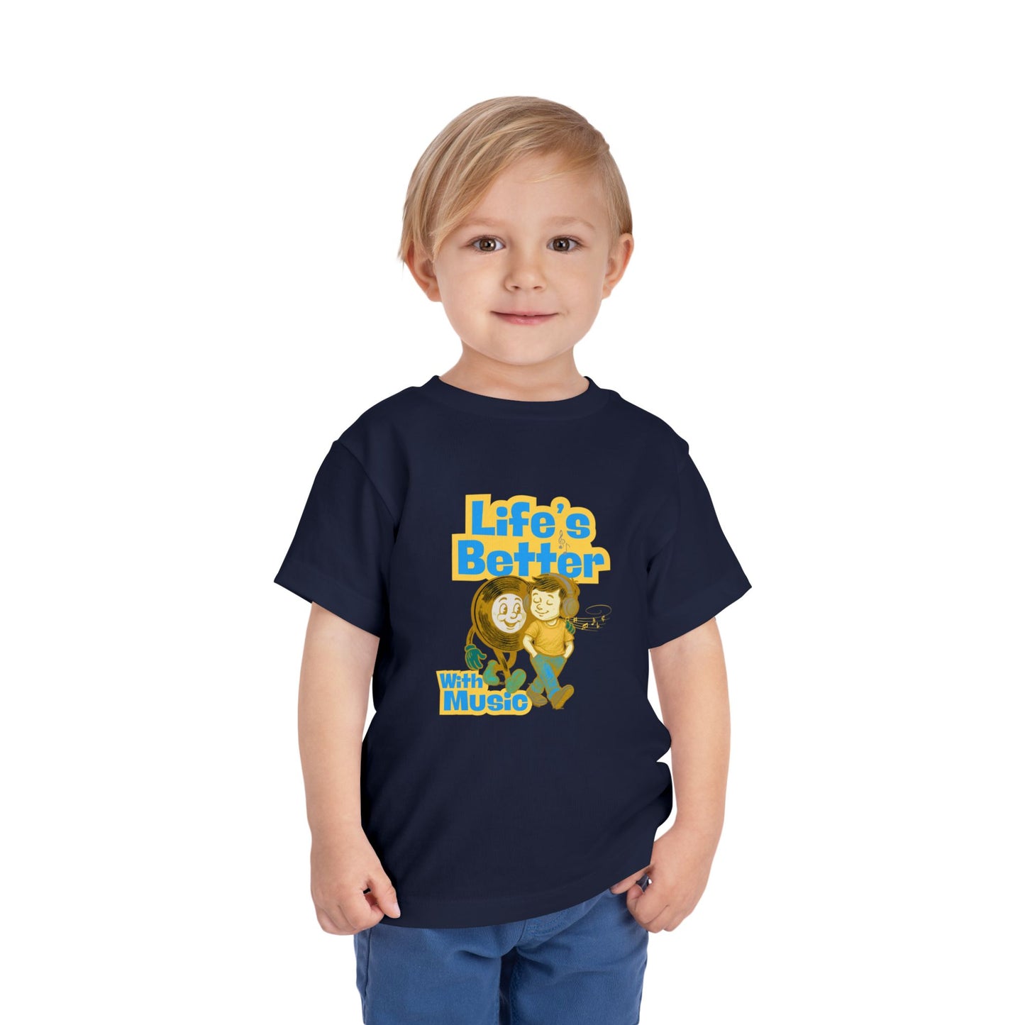 Life's Better - Unisex Toddler/Kid - Front Print on Light & Dark Tees 👕