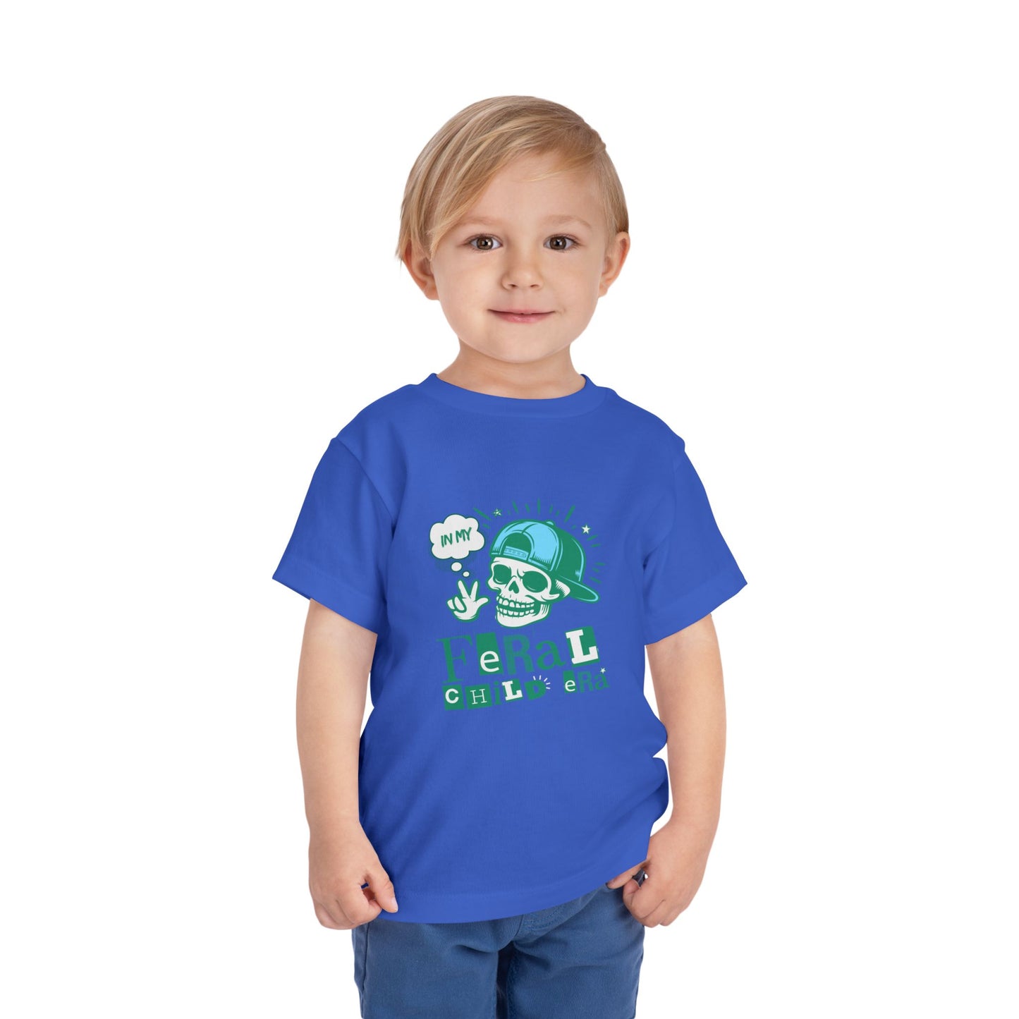 Feral Child - Unisex Toddler/Kid - Front Print on Light & Dark Tees 👕