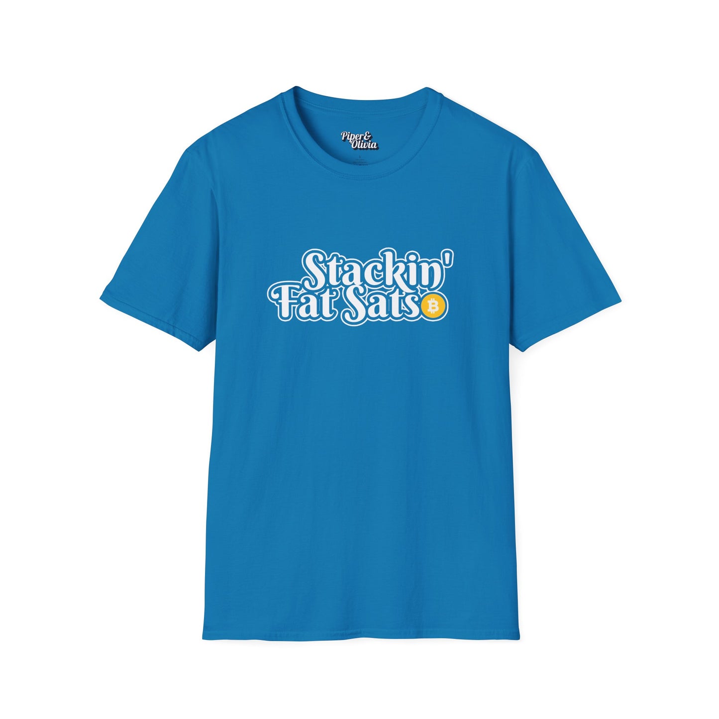 Stakin Sats - Unisex - On Dark and Light Colored Tee๐