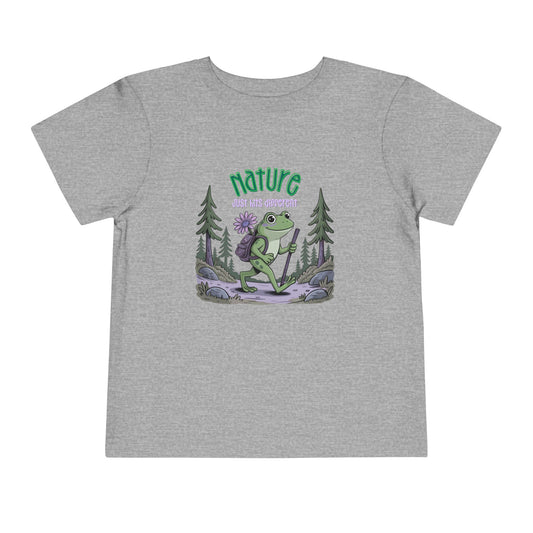 Nature Hits Different - Unisex Toddler/Kid - Front Print on Light & Dark Tees 👕