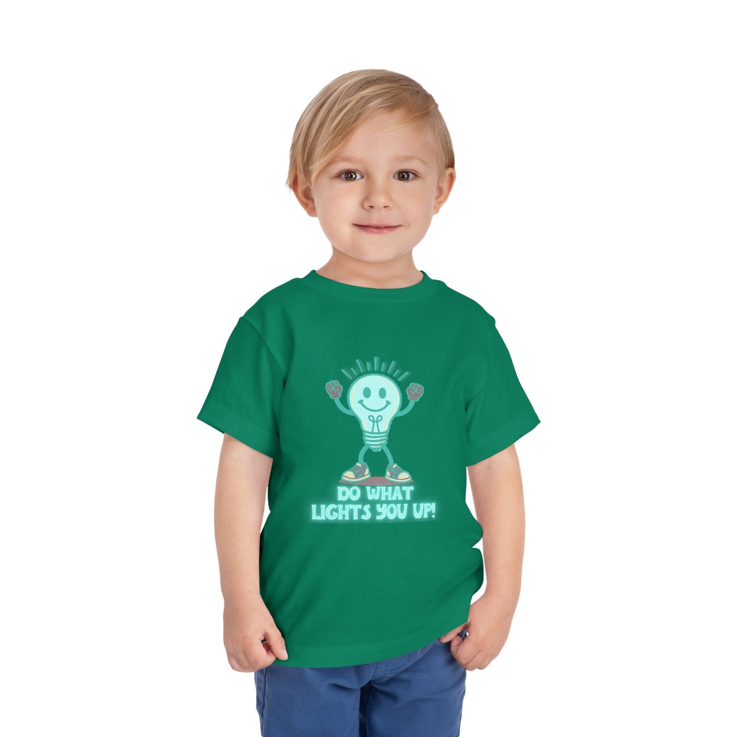 Lights You Up - Unisex Toddler/Kid - Front Print on Light & Dark Tees 👕