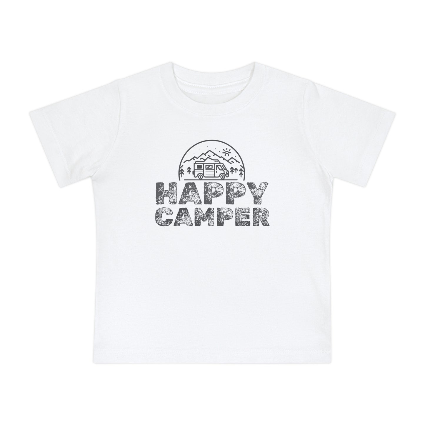 Happy Camper - Unisex Baby/Toddler - on Light & Dark Tees👕