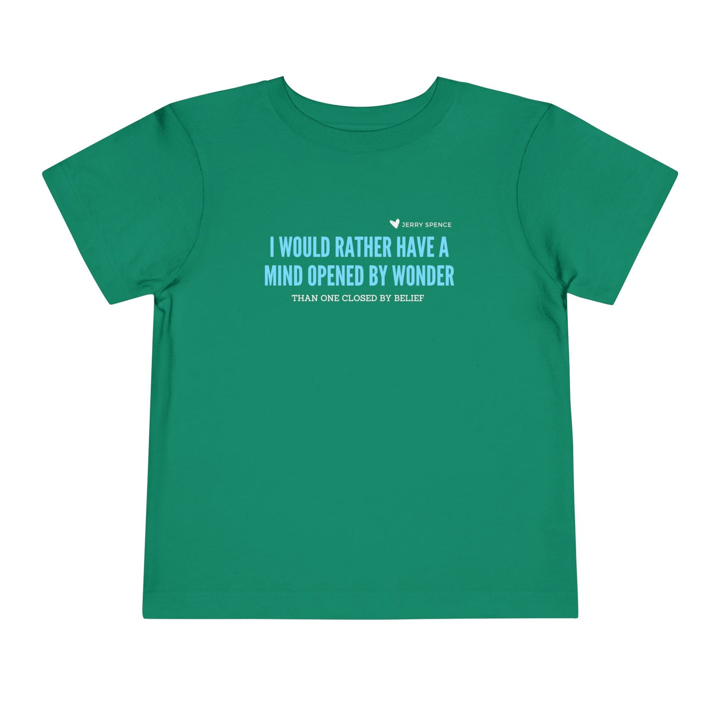 Mind Opened By Wonder - Unisex Toddler/Kid - Front Print on Light & Dark Tees👕
