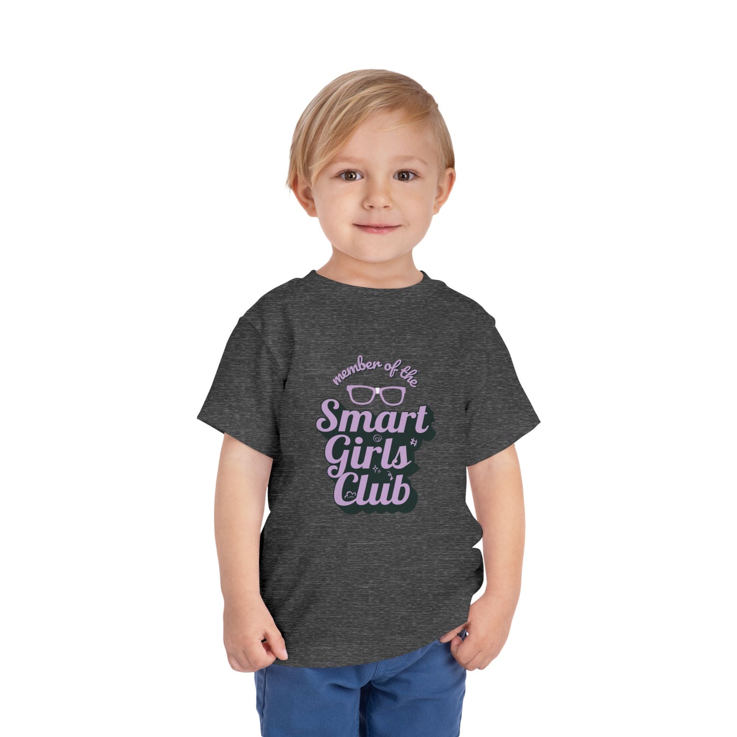 Smart Girls Club - Unisex Toddler/Kid - Front Print on Light & Dark Tees 👕