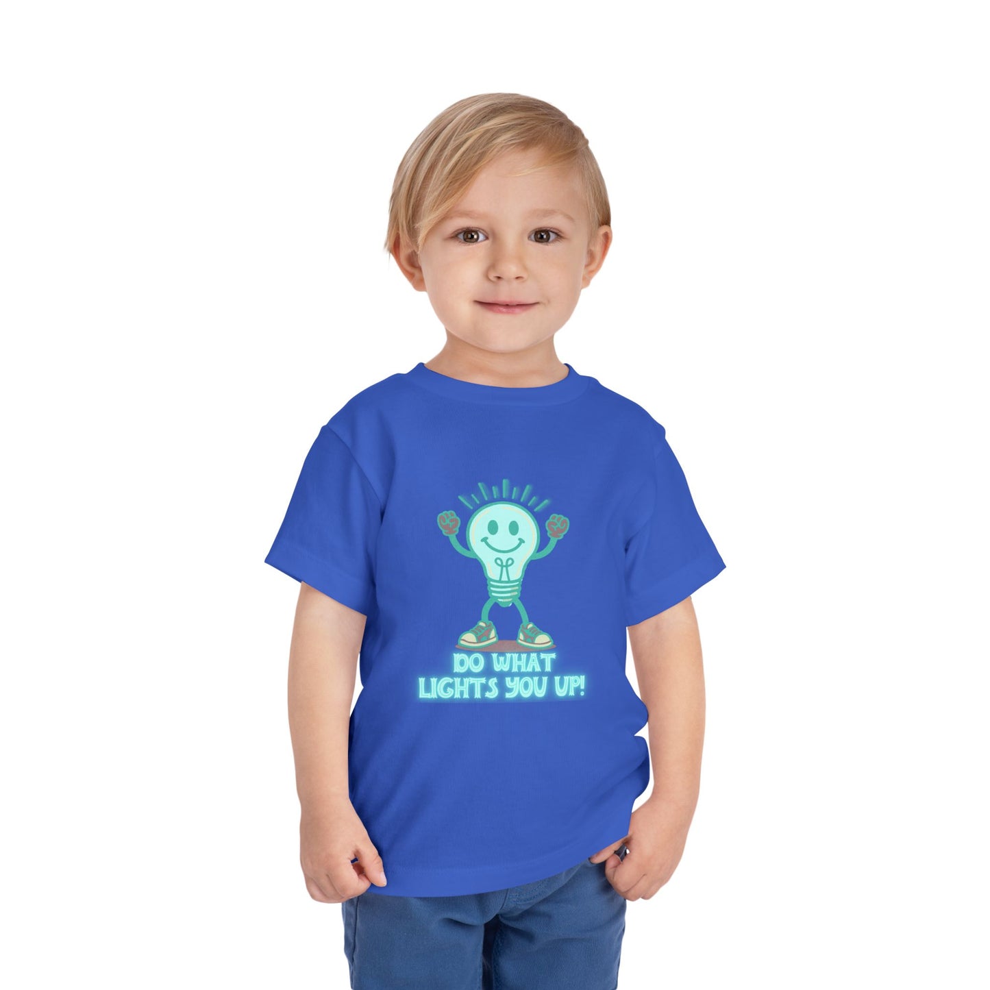 Lights You Up - Unisex Toddler/Kid - Front Print on Light & Dark Tees 👕