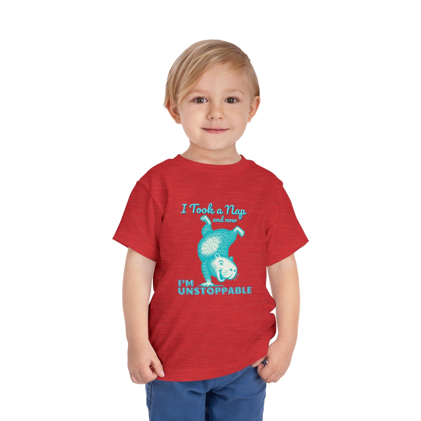Unstoppable - Unisex Toddler/Kid - Front Print on Light & Dark Tees ๐