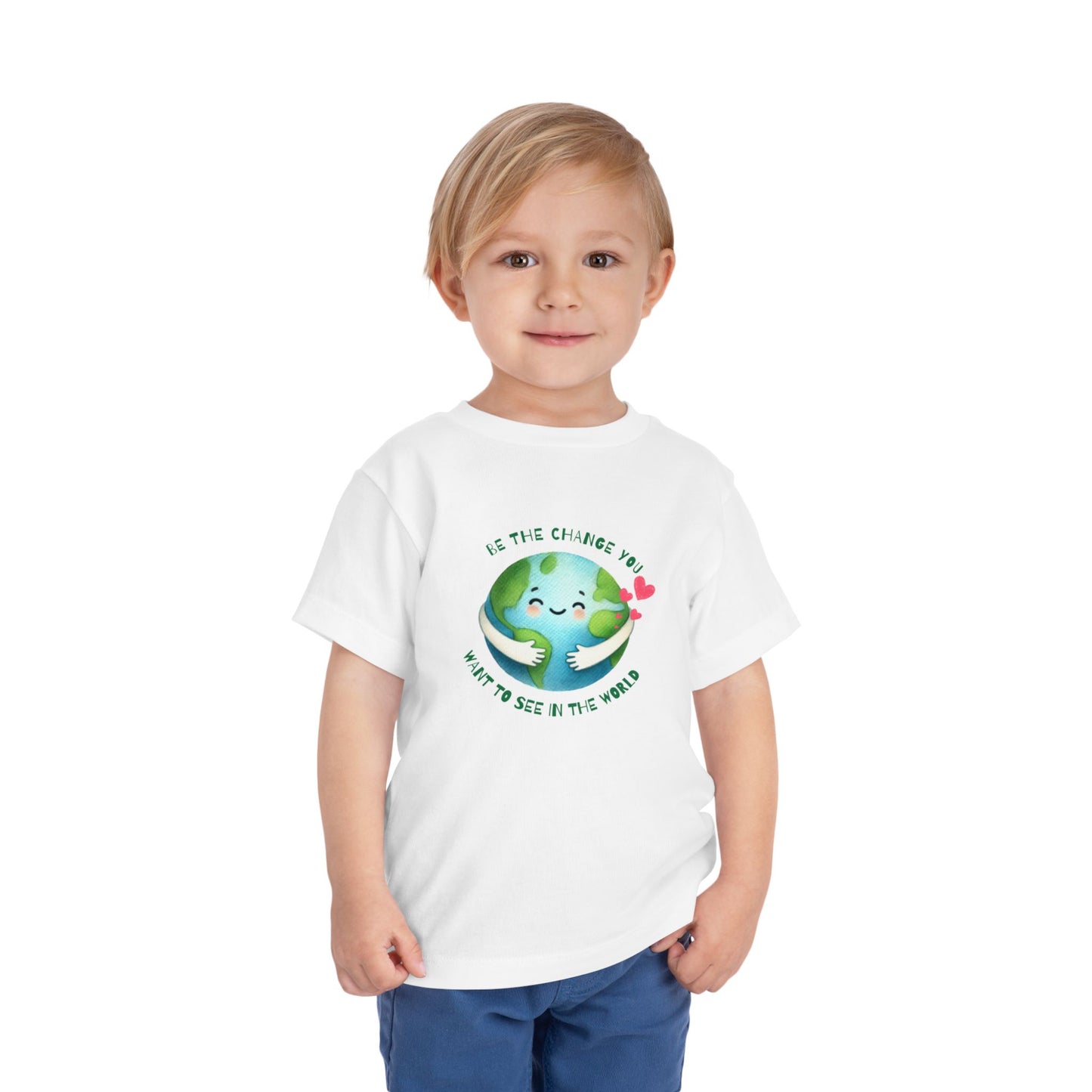Be The Change - Unisex Toddler/Kid - Front Print on Light & Dark Tees👕