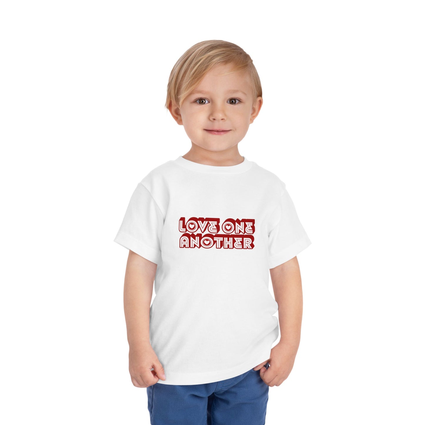 Love One Another - Unisex Toddler/Kid - Front Print on Light & Dark Tees👕