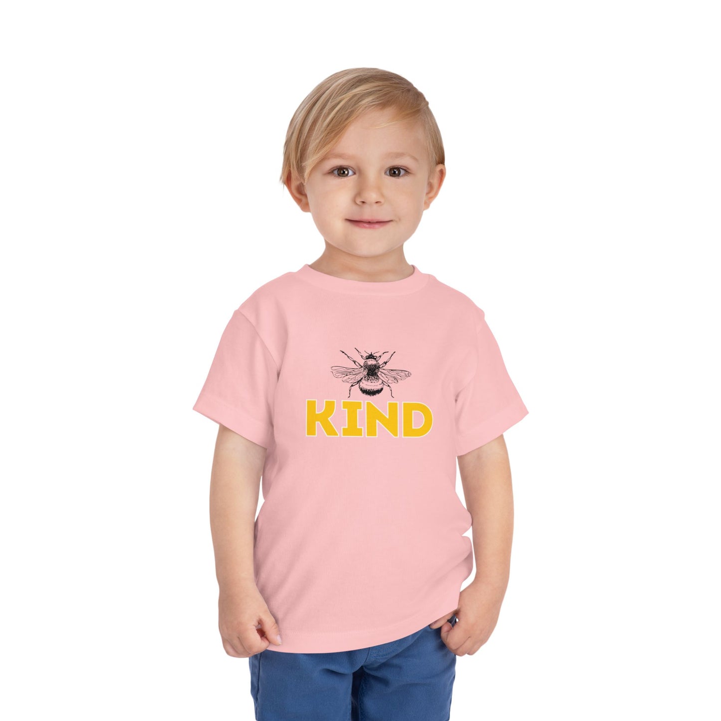 Bee Kind - Unisex Toddler/Kid - Front Print on Light & Dark Tees👕