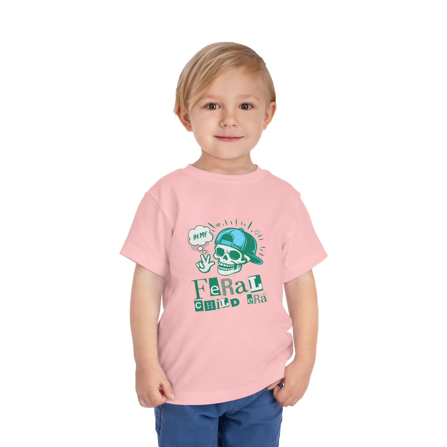 Feral Child - Unisex Toddler/Kid - Front Print on Light & Dark Tees 👕