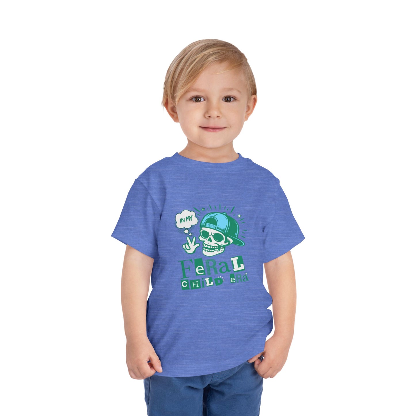 Feral Child - Unisex Toddler/Kid - Front Print on Light & Dark Tees 👕