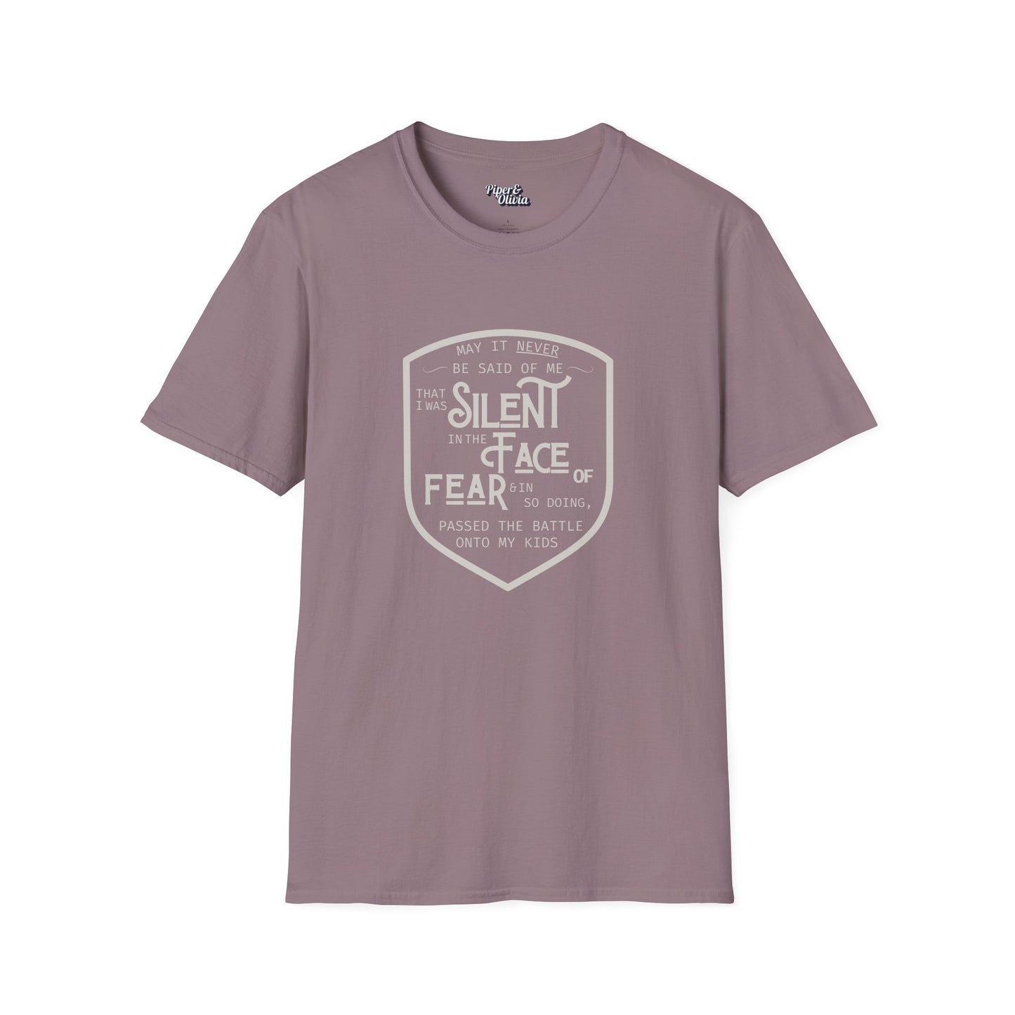 Silent In Fear - Unisex - On Dark and Light Colored Tee๐