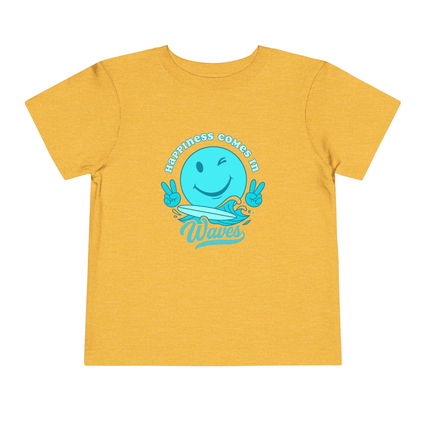 Happiness in Waves- Toddler/Kid - on Light & Dark Tees👕