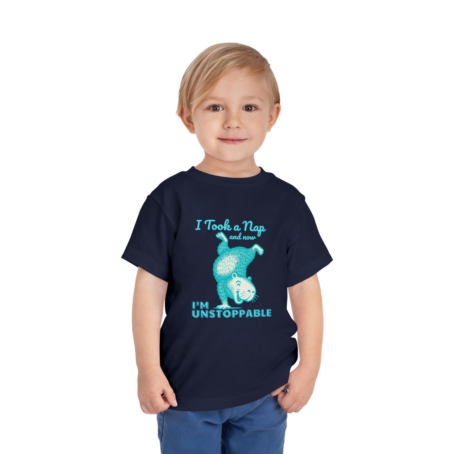 Unstoppable - Unisex Toddler/Kid - Front Print on Light & Dark Tees 👕
