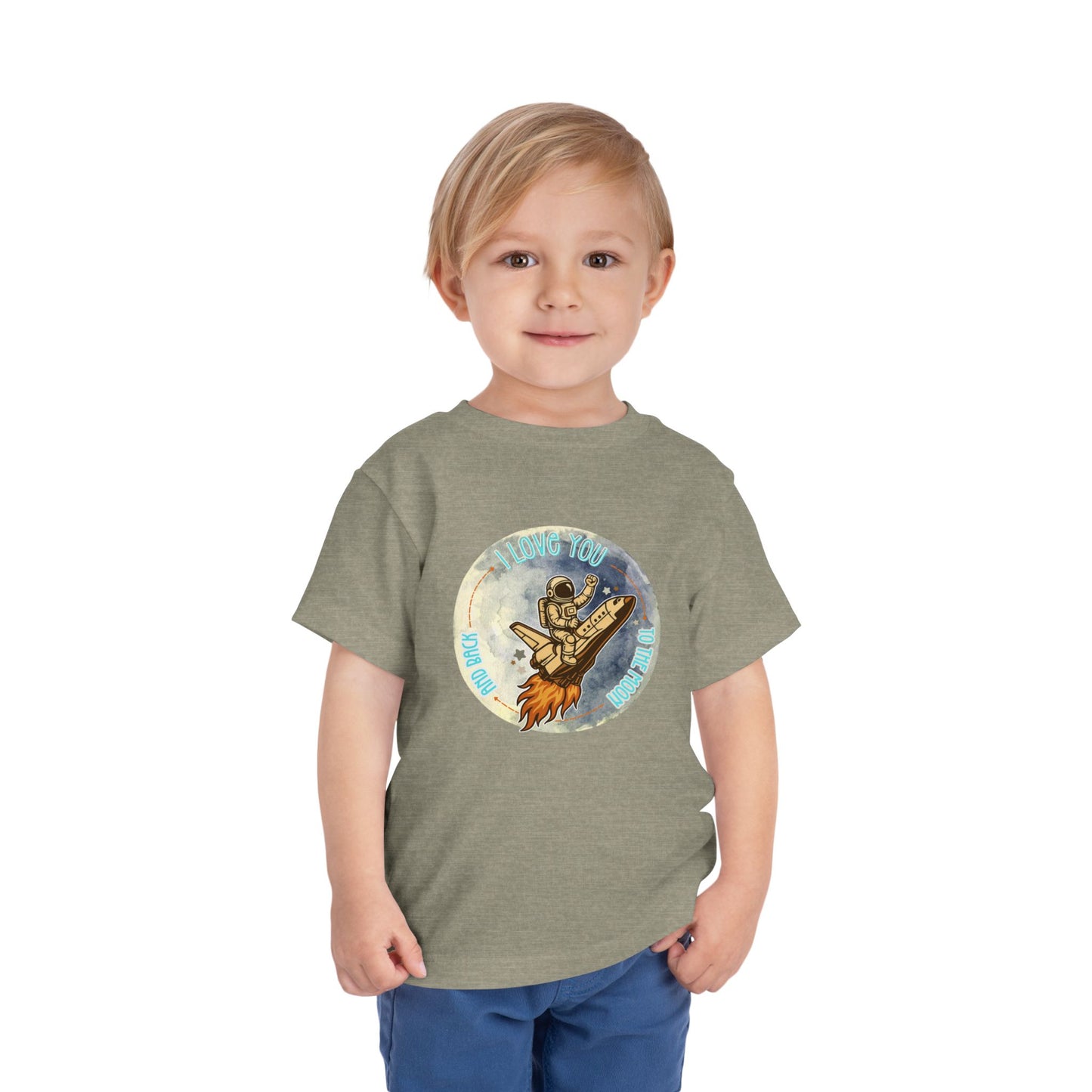 To The Moon - Unisex Toddler/Kid - Front Print on Light & Dark Tees 👕