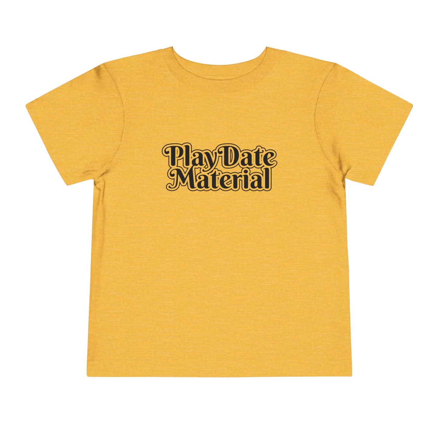 Play Date Material - Toddler/Kid - Front Print on Light & Dark Tees👕