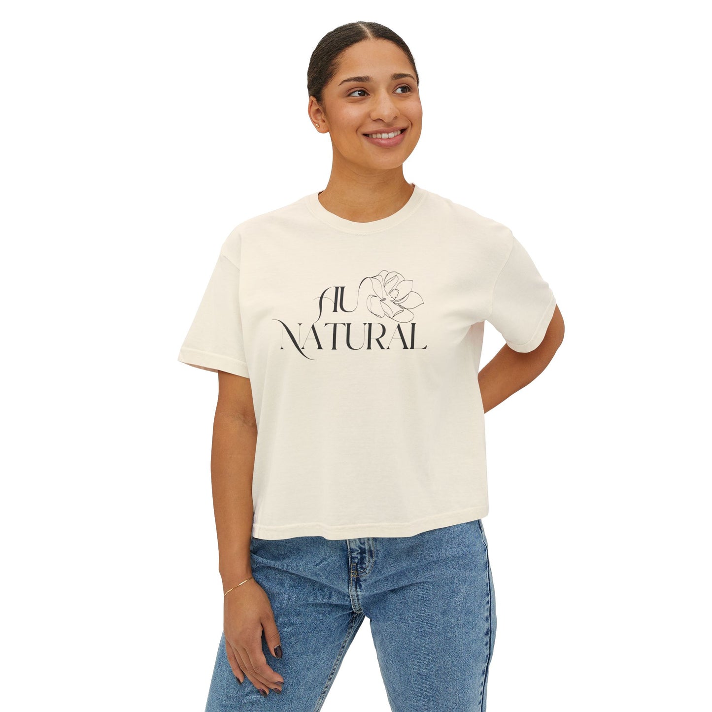Au Natural - Woman's Boxy Tee π