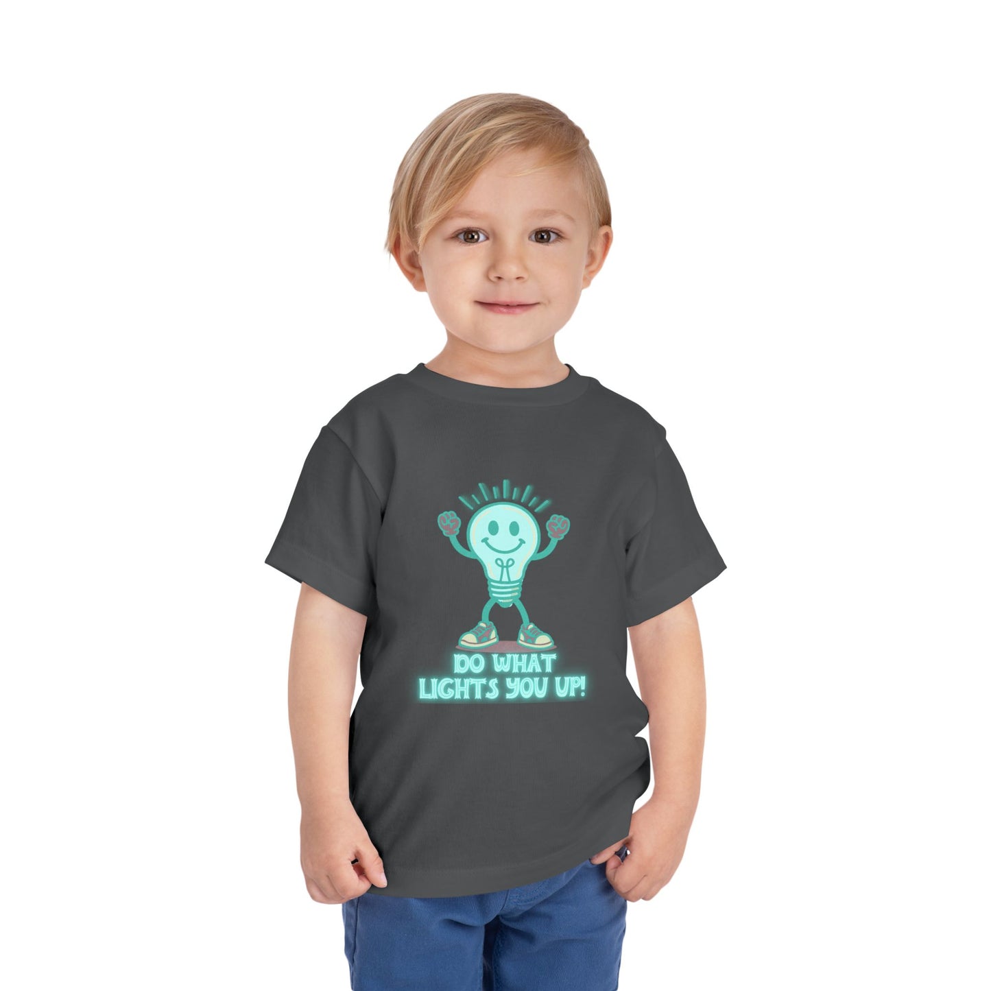 Lights You Up - Unisex Toddler/Kid - Front Print on Light & Dark Tees 👕