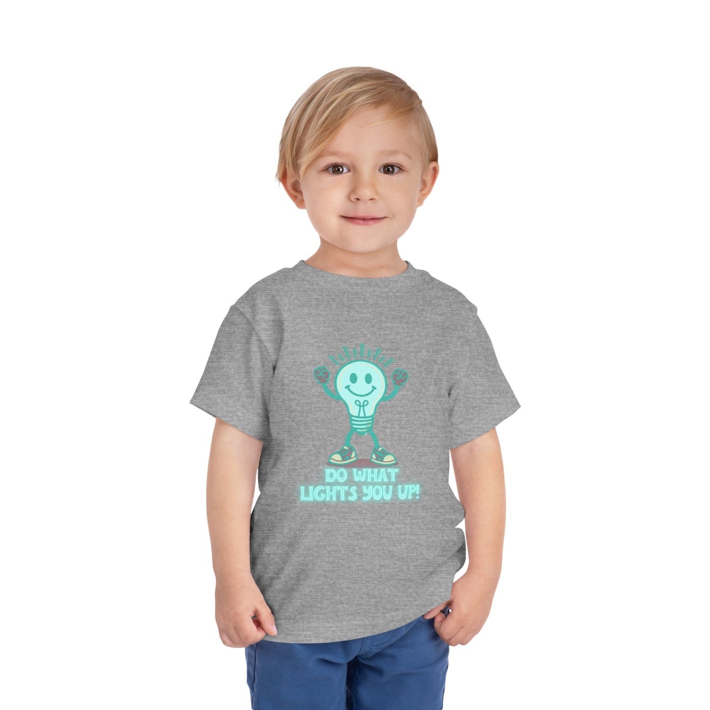 Lights You Up - Unisex Toddler/Kid - Front Print on Light & Dark Tees 👕