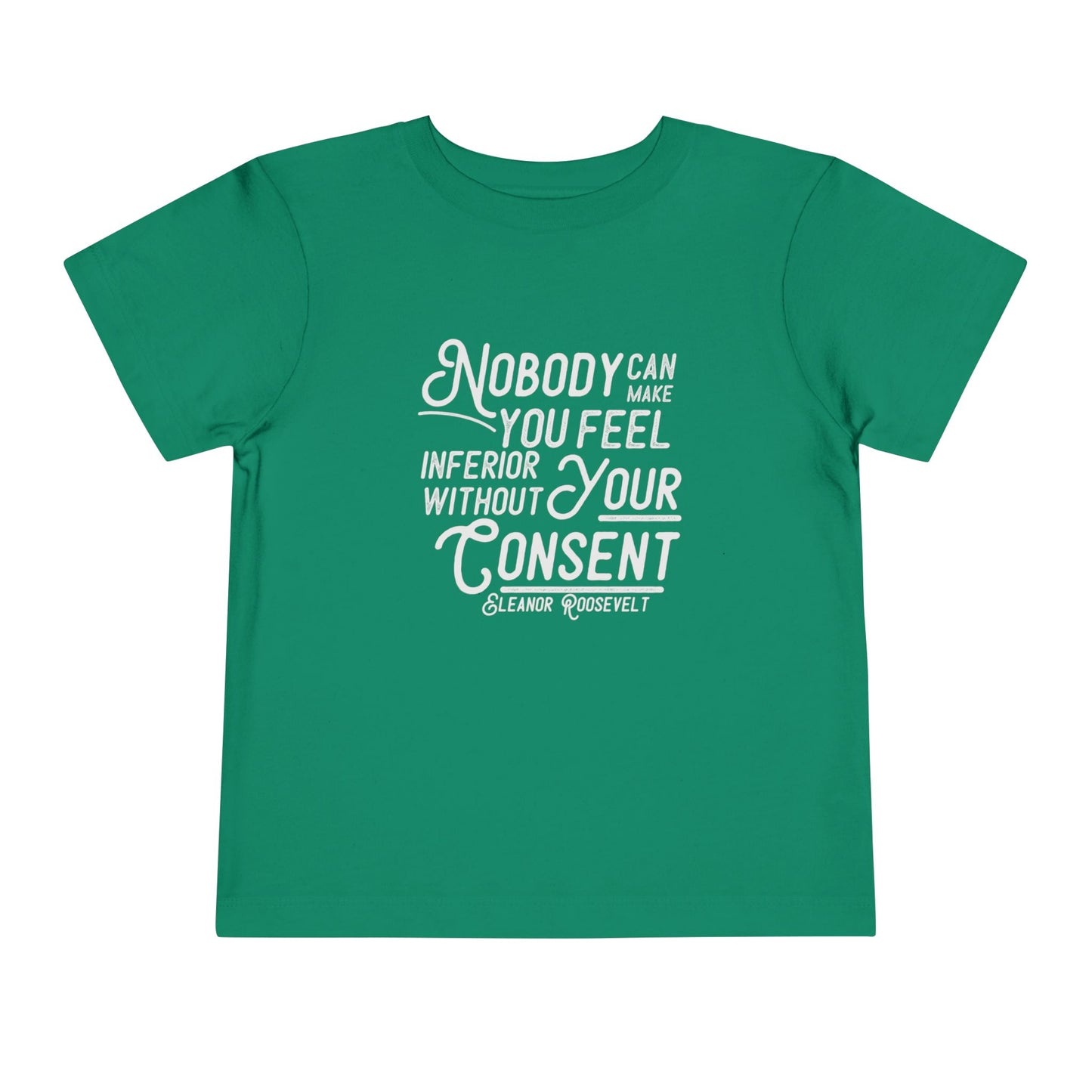 Inferior Without Consent - Toddler Unisex - Front Print on Light & Dark Tees👕