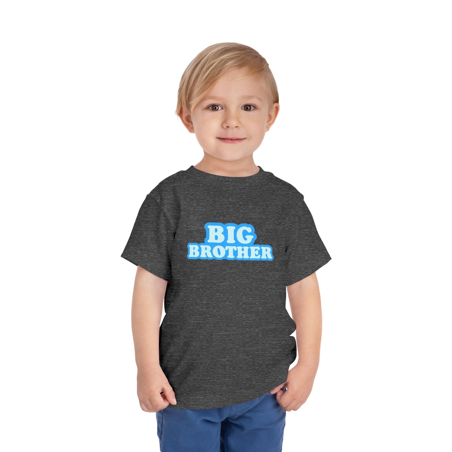 Big Brother - Unisex Toddler/Kid - Front Print on Light & Dark Tees 👕