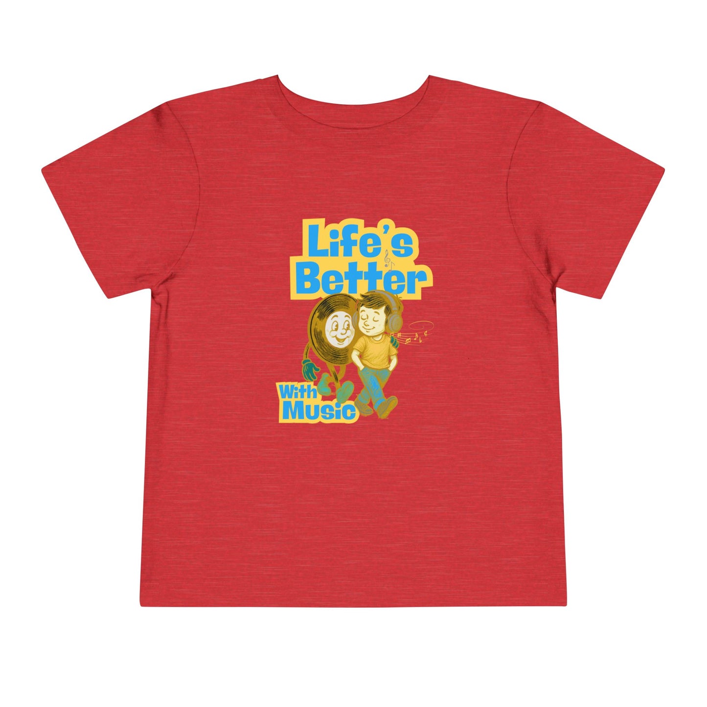 Life's Better - Unisex Toddler/Kid - Front Print on Light & Dark Tees 👕