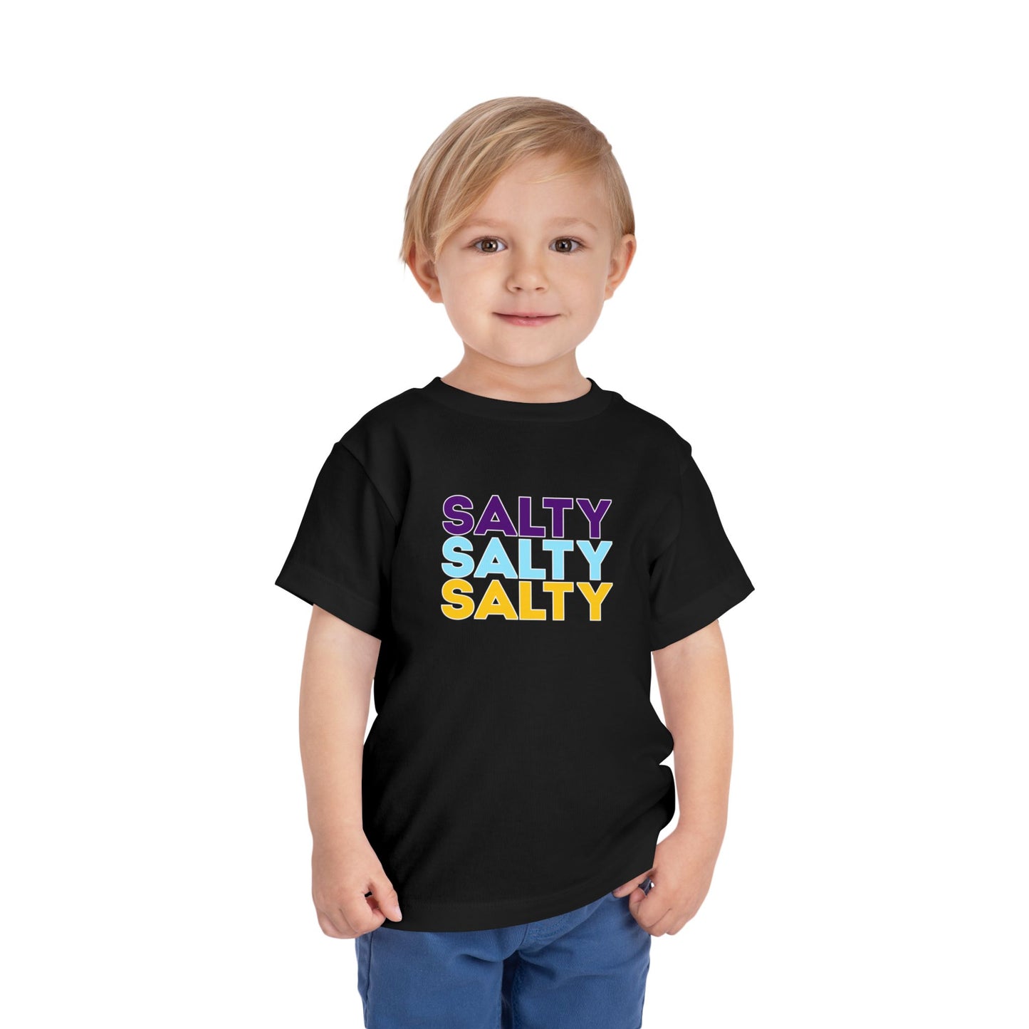 Salty Lil' Stinker - Unisex Toddler/Kid - Front & Back Print on Light & Dark Tees👕