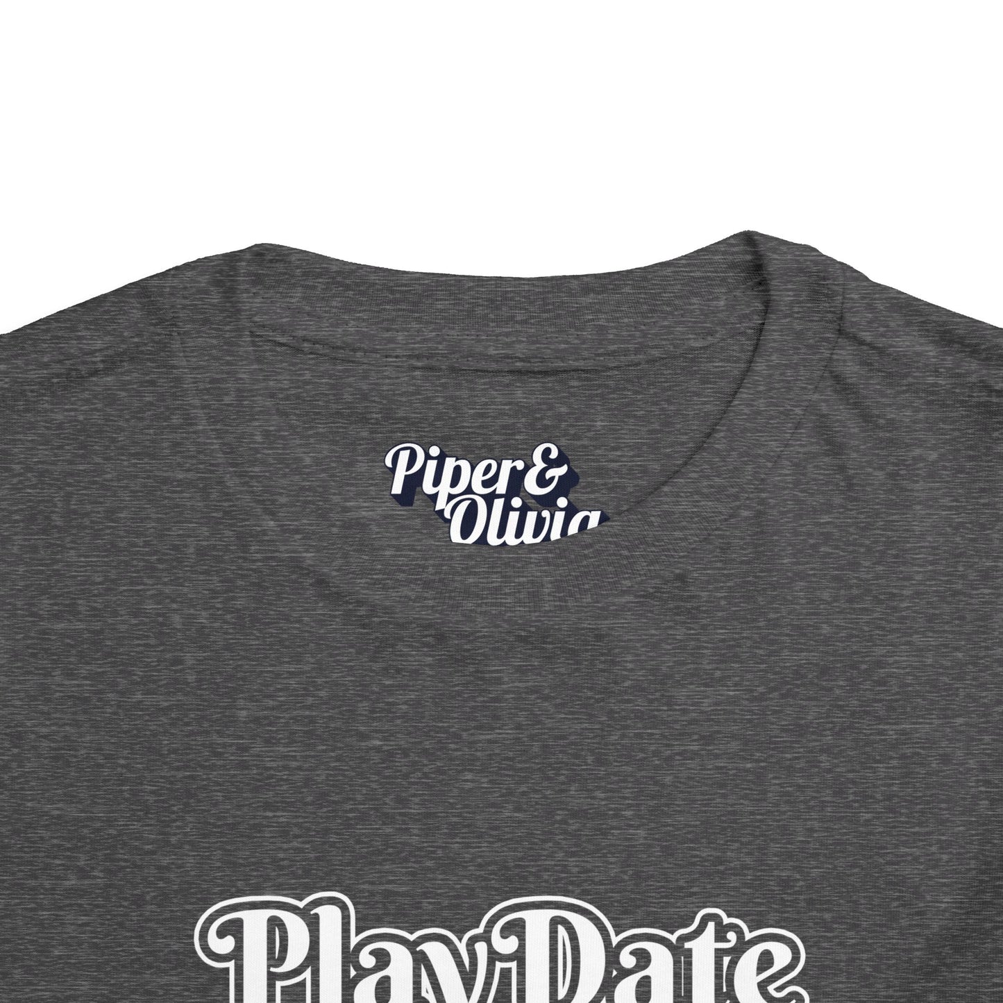 Play Date Material - Toddler/Kid - Front Print on Light & Dark Tees👕
