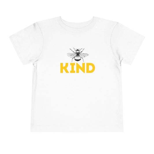 Bee Kind - Unisex Toddler/Kid - Front Print on Light & Dark Tees👕