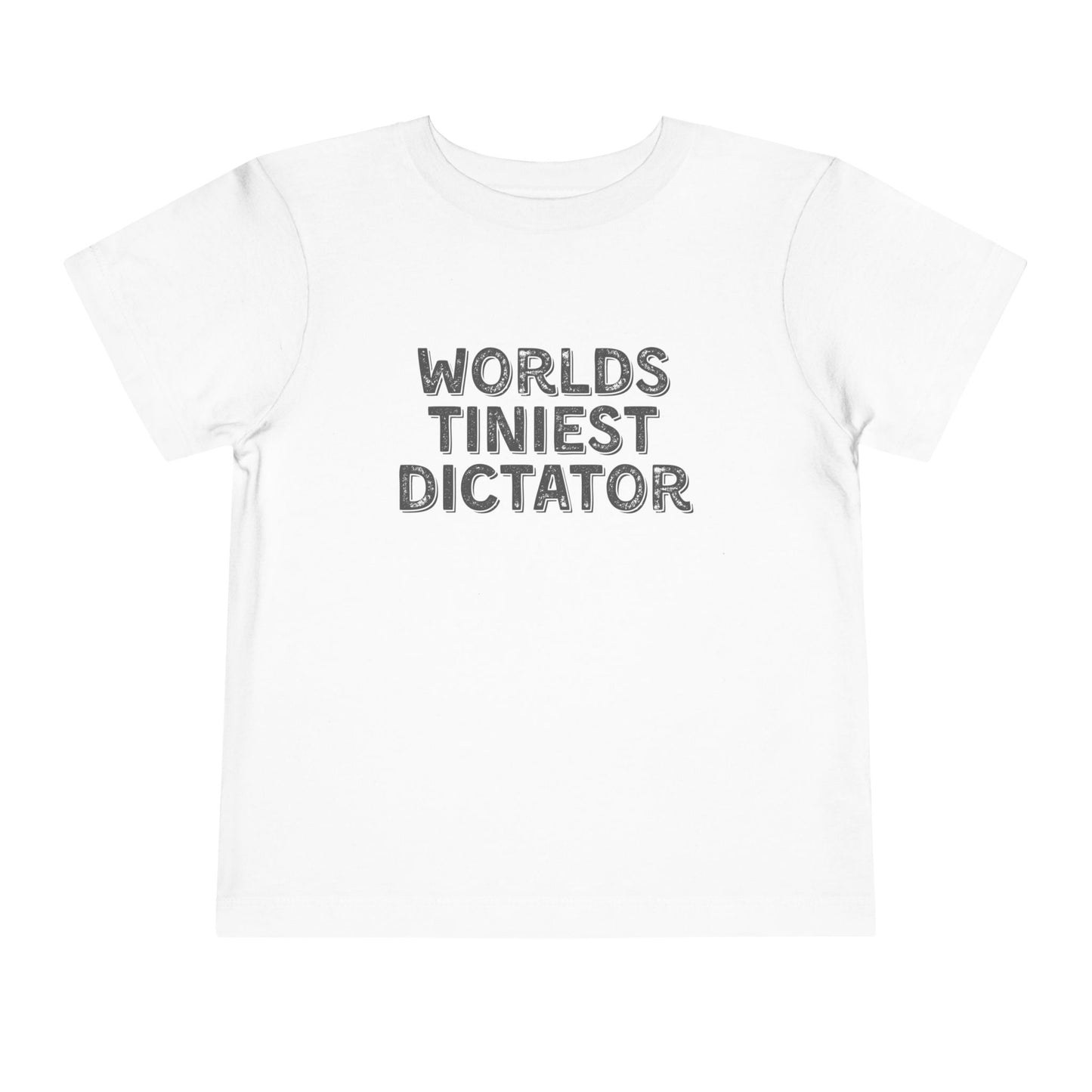Tiniest Dictator - Unisex Toddler/Kid - Front & Back Print on Light & Dark Tees👕